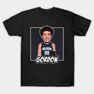 Aaron Gordon Cartoon Artwork T-Shirt